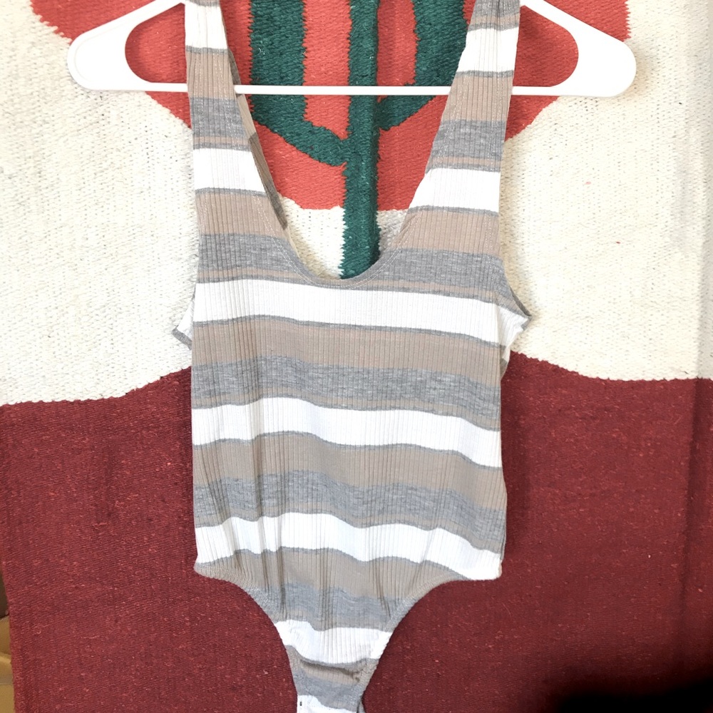 Free people striped bodysuit